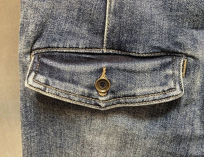 Jeans déFlexvintage déchirés pour hommes, pantalons de cow-boy pour hommes, coupe botte punk, coupe sarouel, haute qualité, Bumosquito, rétro fjL