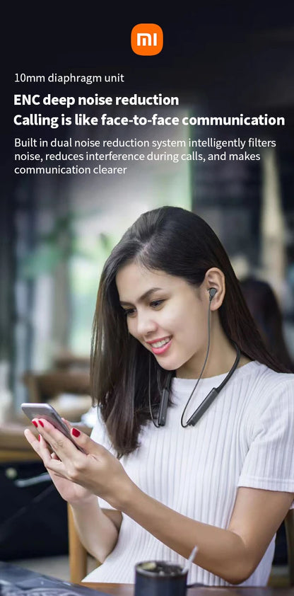 Xiaomi MijiaI BS09 ENC Wireless Earphone Neckband Sport Running In Ear Headphone Bluetooth 5.3 HiFi Stereo Headset - DOGOMET DIGITAL PLUS
