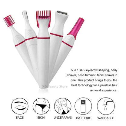 Rasoir électrique pour femme - Rasoir électrique USB pour femme, rasoir épilateur pour femme, rasoir à feuille avec lame en acier inoxydable, chargement USB, - DOGOMET DIGITAL PLUS