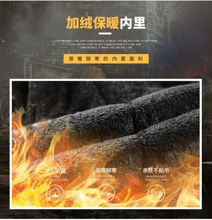 Parka Thermique Épaisse et Chaude pour Homme, Manteau Décontracté à Fermeture Éclair, avec Doublure Souriante, Coupe-Vent, Vêtement d'Extérieur, Hiver - DOGOMET DIGITAL PLUS