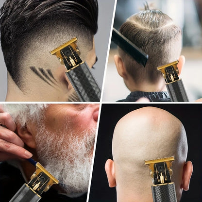 Kit de tondeuses à cheveux et tondeuses vintage professionnelles, ensemble de coupe de cheveux et de toilettage sans fil rechargeables pour hommes, tondeuse à barbe avec - DOGOMET DIGITAL PLUS