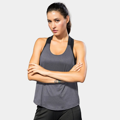 Women Sports Tops Black Sleeveless Yoga Top Women Fitness Shirt Gym Vest Running Sports Tops Letter Backless Shirt