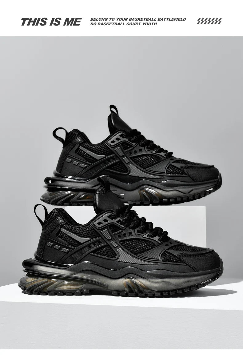 Nouvelles chaussures de sport pour hommes quatre saisons mode confortable extérieur antidérapant semelle épaisse résistant à l'usure respirant baskets de loisirs