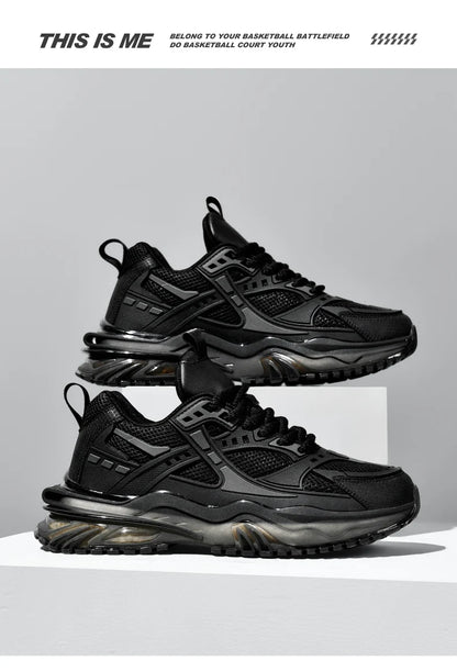 Nouvelles chaussures de sport pour hommes quatre saisons mode confortable extérieur antidérapant semelle épaisse résistant à l'usure respirant baskets de loisirs