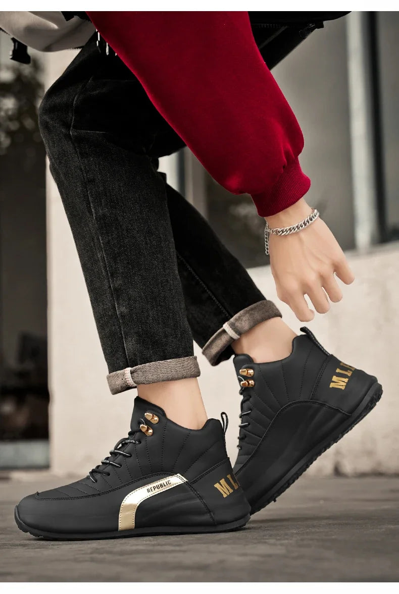 2025 Baskets à la mode Chaussures de basket-ball montantes pour hommes Baskets de sport - Baskets de soutien de la cheville Court Livraison gratuite Loisirs