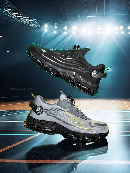 Men's Safety Work Shoes Anti-Tailor Wear-Resistant Steel Toe Boots Durable Sports Footwear for Construction Industry Workers