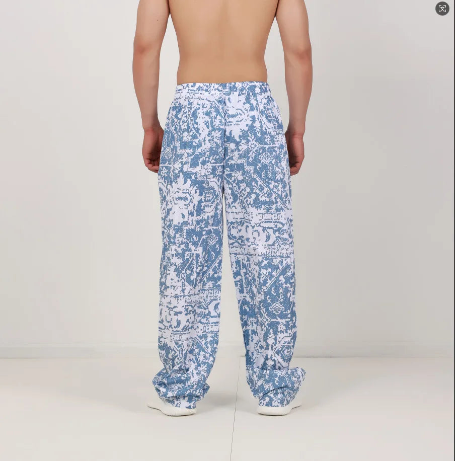 Pantalons de Jogging de gymnastique pour hommes, une combinaison de confort, à la mode et au Style rétro, pantalons décontractés Cool et respirants pour l'été - DOGOMET DIGITAL PLUS