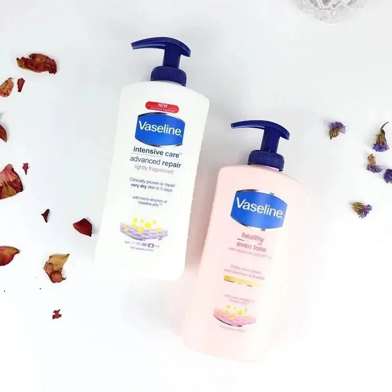 Vaseline Lotion pour le corps pour hommes et femmes 400ML parfum hydratant éclaircissant la peau exfoliant blanc vitamine B3 crème pour le corps