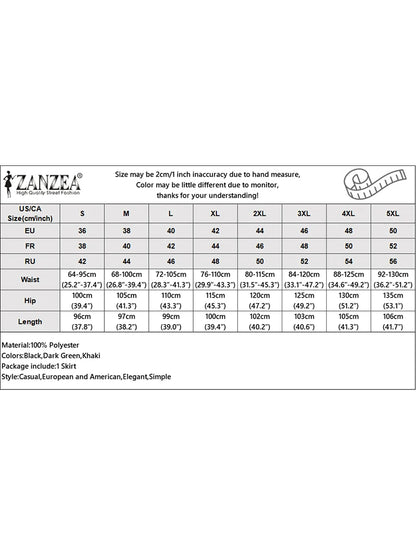 ZANZEA-Jupe Cargo adt pour Femme, Vintage, Élégante, Maxi, Bureau, Grandes Poches, Taille artificiel astique, Streetwear, Automne, 2023
