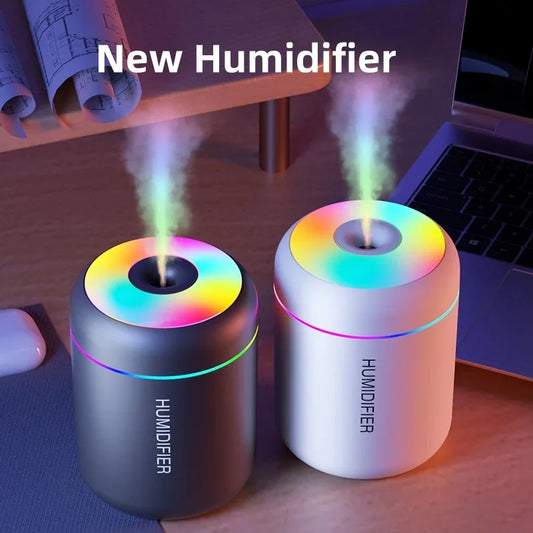 180ML Mini Air Humidifier USB Electric Aroma Diffuser Essential Oil Purifier Aromatherapy Mist Maker Lights For Car Home Bedroom - DOGOMET DIGITAL PLUS