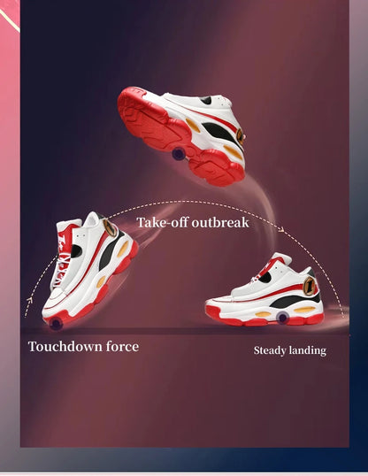 Chaussures de basket-ball pour hommes de haute qualité automne chaussures de sport en cuir plate-forme extérieure bottes de basket-ball professionnelles hommes chaussures d'entraînement