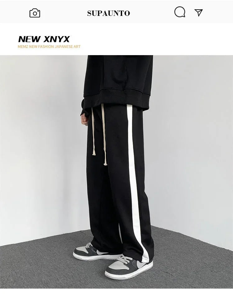 Designer hommes pantalon femmes imprimer mode style pantalons longs décontracté hommes arc-en-ciel palmiers jogger rayures cordon anges pantalon asiatique