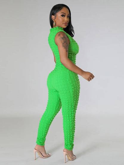 FIBRZIP Chic Elegant Women Bodycon Sexy Full Body Jumpsuit Wholesale Drop Shipping