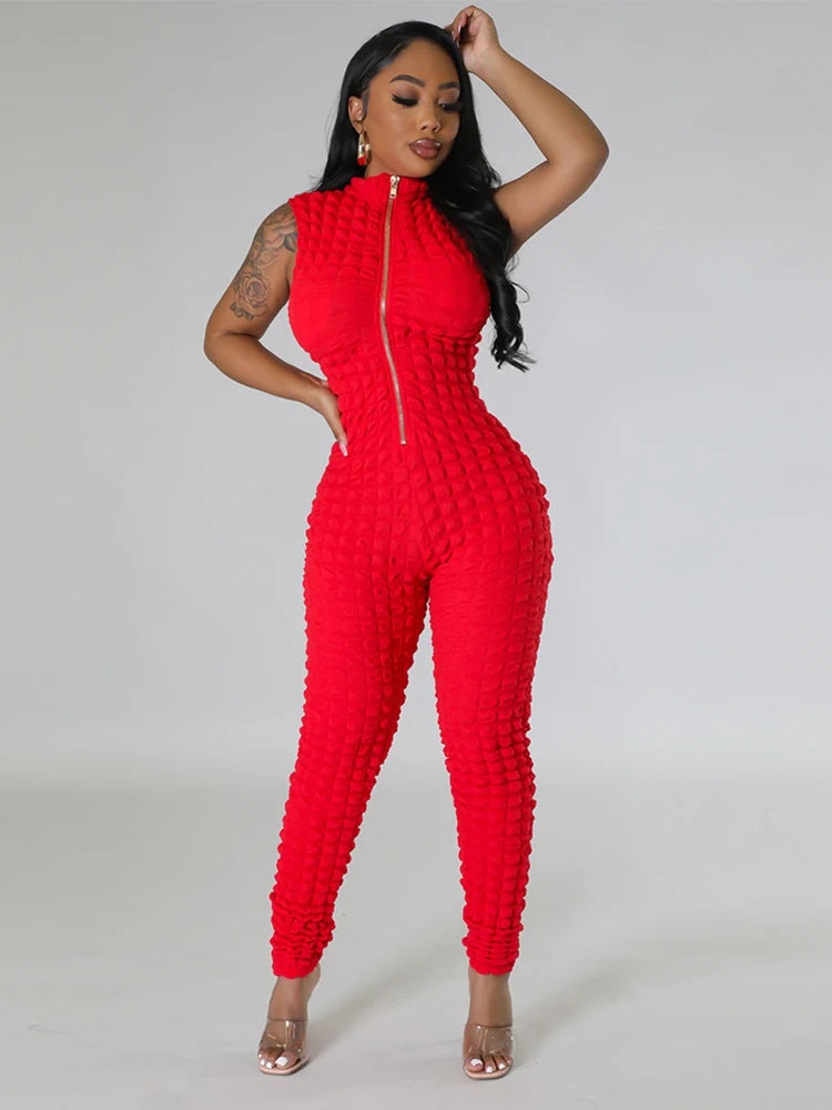 FIBRZIP Chic Elegant Women Bodycon Sexy Full Body Jumpsuit Wholesale Drop Shipping