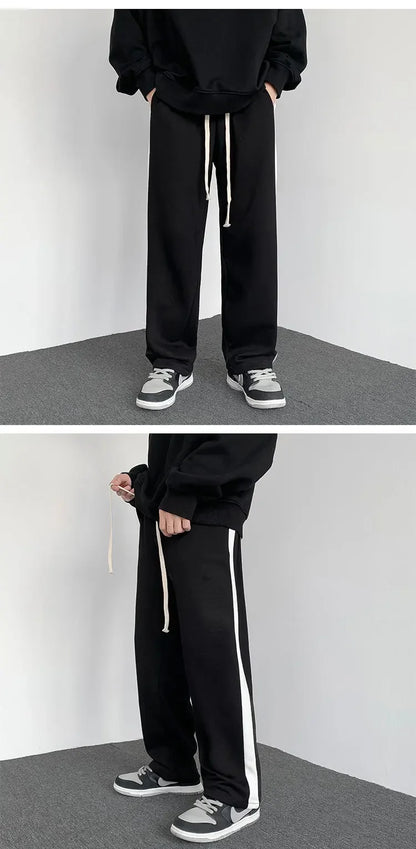 Designer hommes pantalon femmes imprimer mode style pantalons longs décontracté hommes arc-en-ciel palmiers jogger rayures cordon anges pantalon asiatique