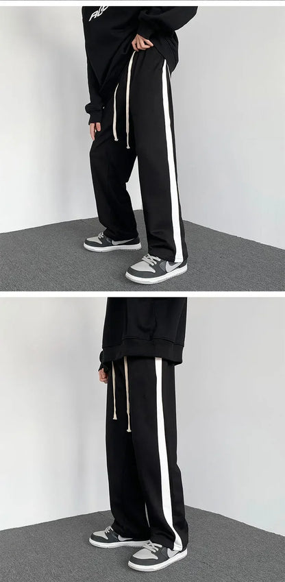 Designer hommes pantalon femmes imprimer mode style pantalons longs décontracté hommes arc-en-ciel palmiers jogger rayures cordon anges pantalon asiatique