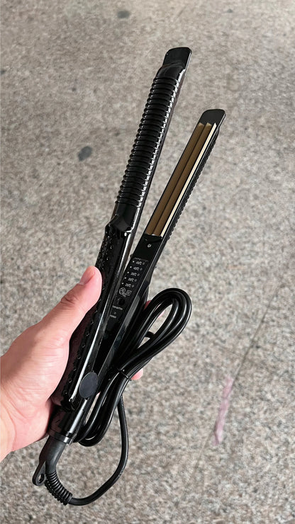 Fer à friser électrique, plaque ondulée, fer à friser, boucles, Volume, outils de coiffure