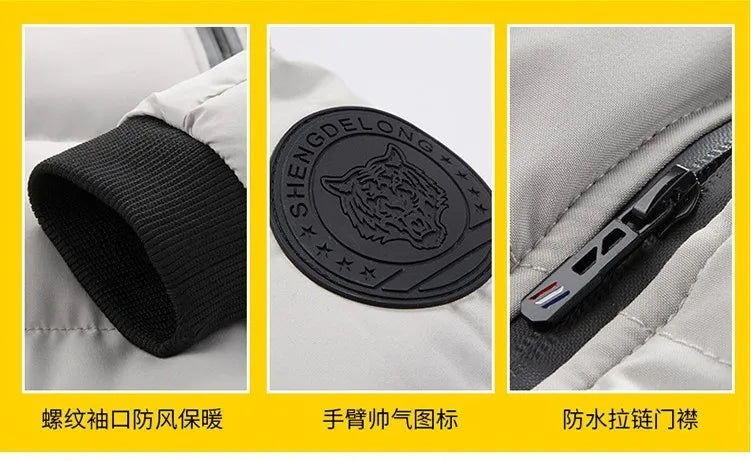 Hommes vestes d'hiver épais chaud Parkas vestes bouffantes Bomber vestes doudoune imperméable hommes doudoune vêtements de créateur - DOGOMET DIGITAL PLUS