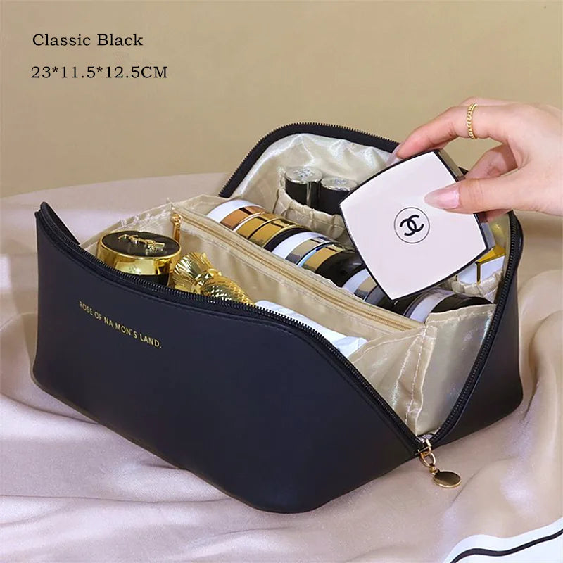Cosmetic bag portable skin care products large capacity pillow bag high-end makeup travel toiletries storage bag