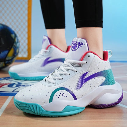 Chaussures de basket-ball nouveau modèle 2025 – Chaussures de sport antidérapantes et résistantes à l'usure pour hommes et femmes, adaptées aux activités décontractées.