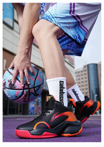 Chaussures de basket-ball nouveau modèle 2025 – Chaussures de sport antidérapantes et résistantes à l'usure pour hommes et femmes, adaptées aux activités décontractées.