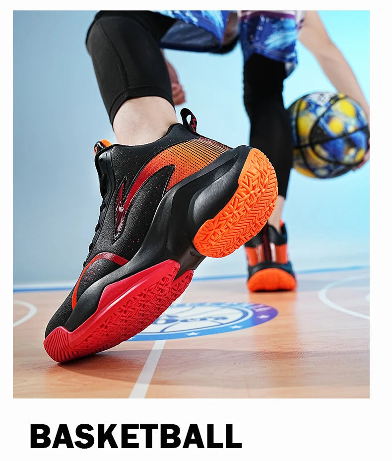 Chaussures de basket-ball nouveau modèle 2025 – Chaussures de sport antidérapantes et résistantes à l'usure pour hommes et femmes, adaptées aux activités décontractées.