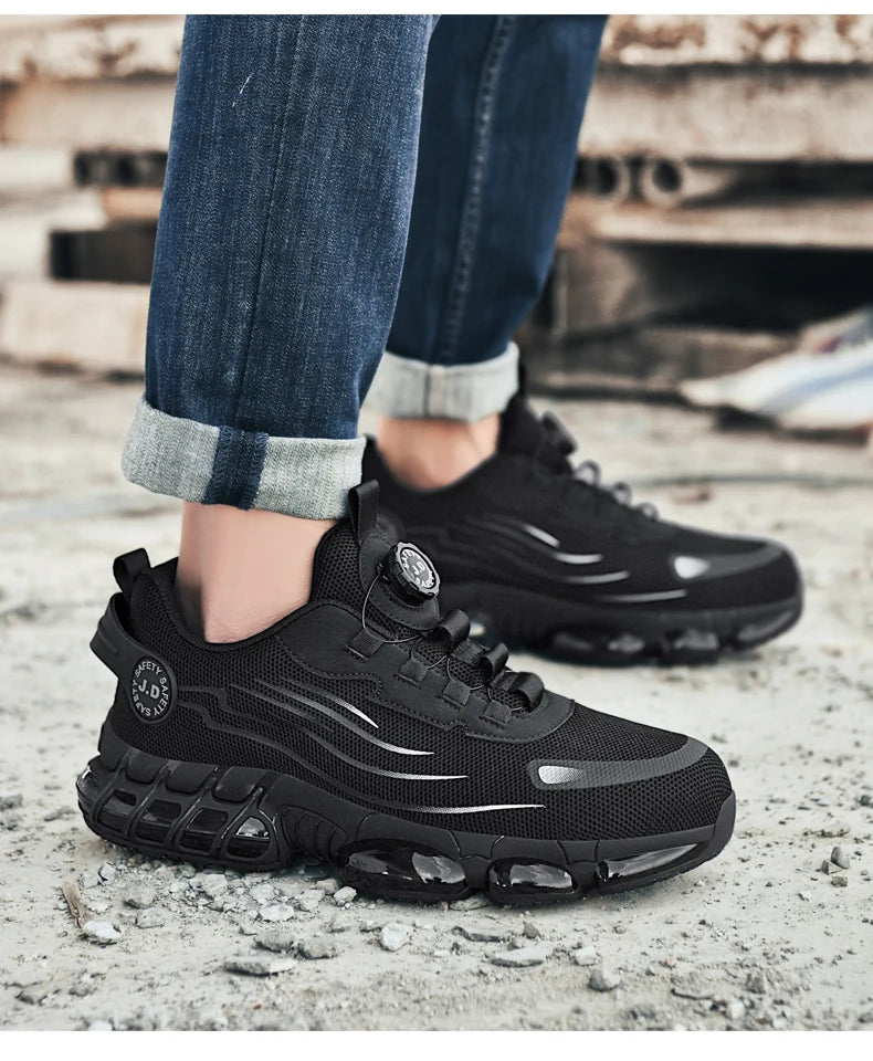 Men's Military Tactical Boots Army Boots Men Side Zipper Military Boots Men Anti-Slip Ankle Boots Work Safety Shoes Hiking Shoe - DOGOMET DIGITAL PLUS