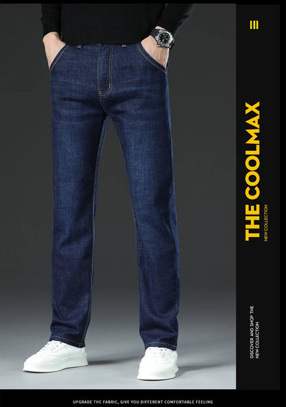 28-40 grande taille hiver hommes en peluche épais polaire pantalon laine d'agneau thermique jean pantalons décontractés coupe-vent chaud coton Denim pantalon