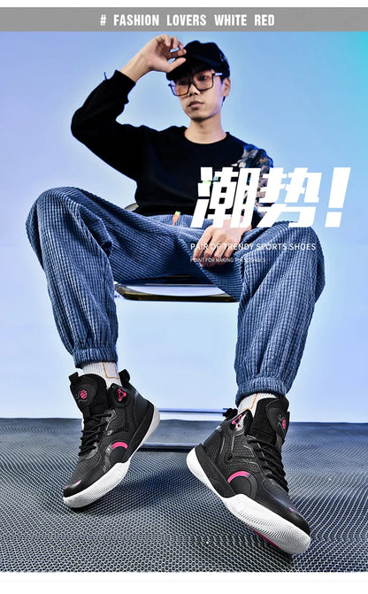 Nouvelles chaussures de basket-ball montantes chaussures de sport confortables et respirantes pour hommes et femmes athlètes d'entraînement chaussures d'étudiant décontractées