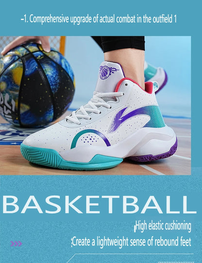 Chaussures de basket-ball nouveau modèle 2025 – Chaussures de sport antidérapantes et résistantes à l'usure pour hommes et femmes, adaptées aux activités décontractées.