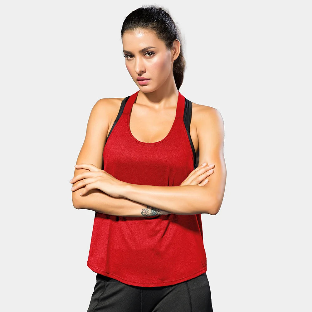 Women Sports Tops Black Sleeveless Yoga Top Women Fitness Shirt Gym Vest Running Sports Tops Letter Backless Shirt