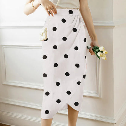 ZANZEA élégant taille haute Jupes femmes imprimé jupe longue robe 2023 été décontracté minceur Midi jupes Sexy asymétrique Faldas