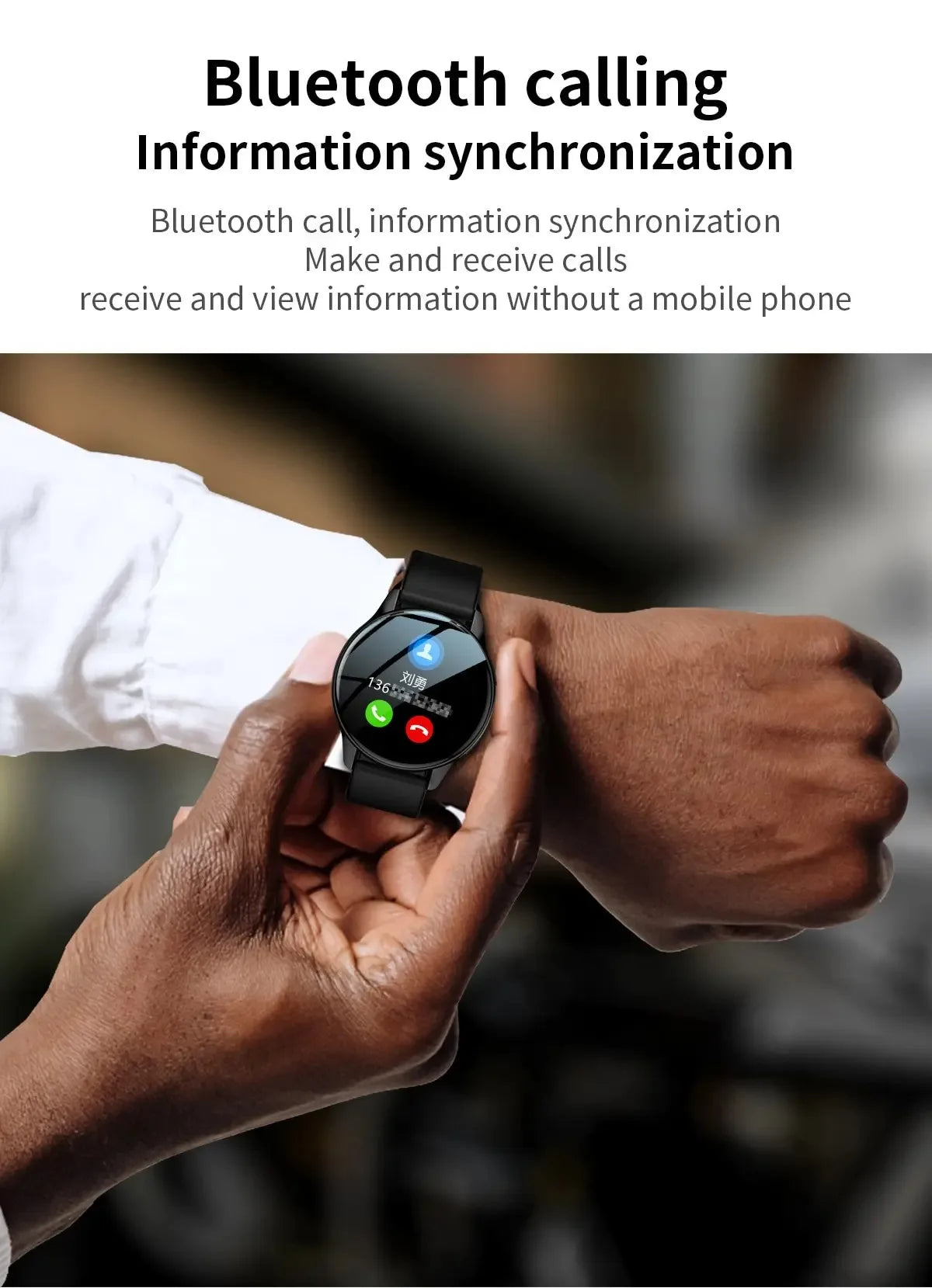 Smartwatch 2025 rond AMOLED affichage Bluetooth relojes para hombres sans fil montres intelligentes homme femme nouveau pour iPhone Android
