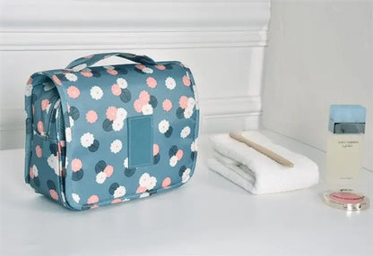 Cosmetic Bag Women Travel Pouch Waterproof Toiletries Beauty Organizer Ladies Bathroom Neceser Makeup Storage Bag With Hook