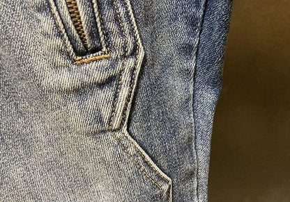Jeans déFlexvintage déchirés pour hommes, pantalons de cow-boy pour hommes, coupe botte punk, coupe sarouel, haute qualité, Bumosquito, rétro fjL