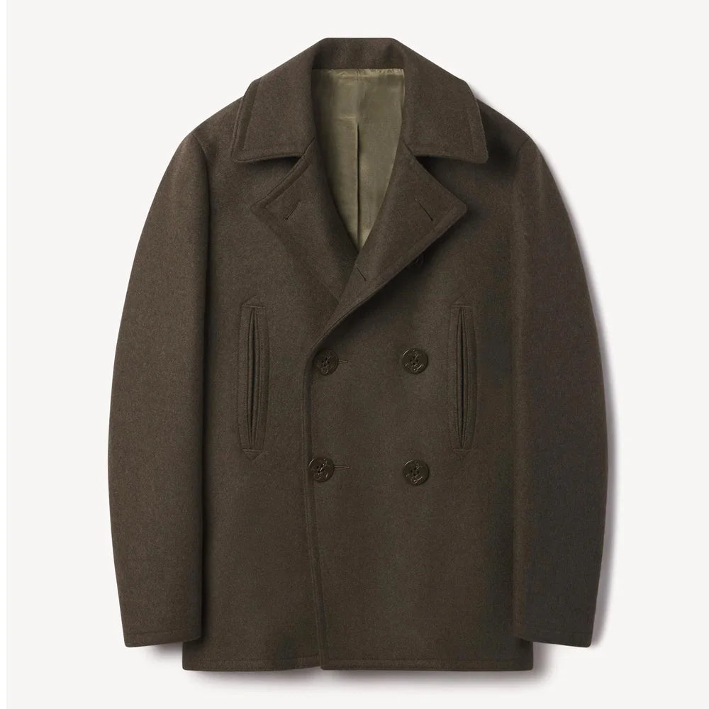 Manteau en laine élégant pour hommes, vestes pour hommes combinés, cachet masculin, haute qualité, hiver, luxe, nouveau