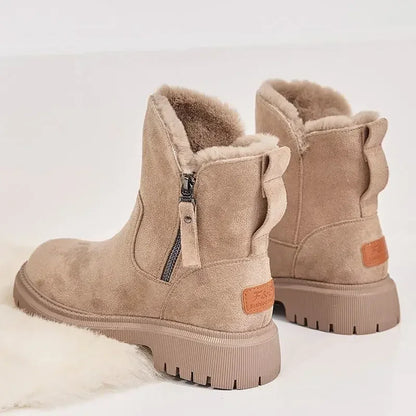 2025 hiver femmes bottes en peluche chaud bottes De neige mode haut coton bottes pour femmes gland fermeture éclair bottine Botas De Mujer - DOGOMET DIGITAL PLUS
