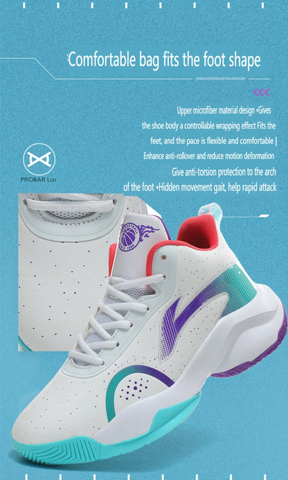 Chaussures de basket-ball nouveau modèle 2025 – Chaussures de sport antidérapantes et résistantes à l'usure pour hommes et femmes, adaptées aux activités décontractées.