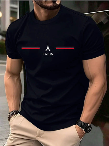 T-SHIRT MANCHES COURTES COL ROND HOMME 100% PUR COTON