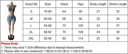 Ensemble court en Jean Sexy pour femmes, haut court en Denim à bretelles et Short découpé, vêtements d'été, Streetwear, deux tenues de Club 2 pièces, 2025