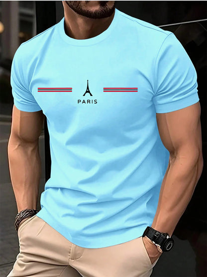 T-SHIRT MANCHES COURTES COL ROND HOMME 100% PUR COTON