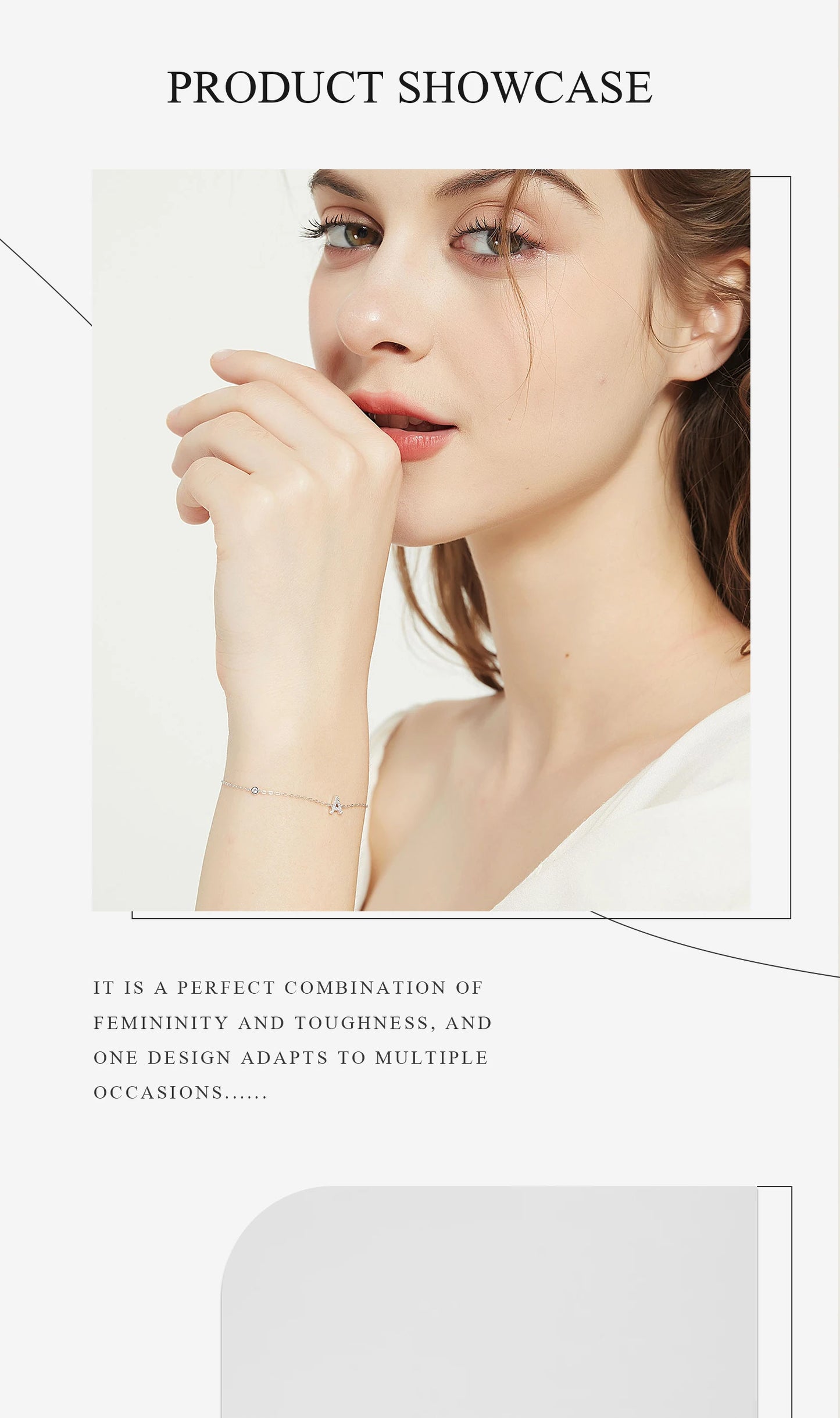 ANDYWEN – Bracelet en argent Sterling 925, 26 lettres initiales, monogramme de l'alphabet, nom en or, cristal CZ Zircon, bijoux à la mode 2021 - DOGOMET DIGITAL PLUS