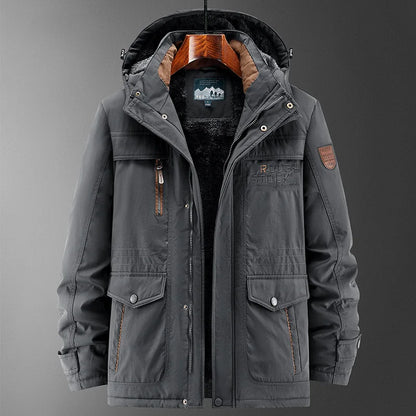 Manteau d'hiver homme hiver coupe-vent imperméable coton vêtements chaud froid grande taille coton veste vêtements pour hommes Parka manteaux pour hommes - DOGOMET DIGITAL PLUS