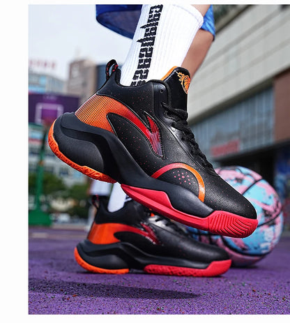 Chaussures de basket-ball nouveau modèle 2025 – Chaussures de sport antidérapantes et résistantes à l'usure pour hommes et femmes, adaptées aux activités décontractées.