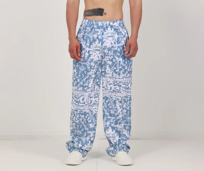 Pantalons de Jogging de gymnastique pour hommes, une combinaison de confort, à la mode et au Style rétro, pantalons décontractés Cool et respirants pour l'été - DOGOMET DIGITAL PLUS