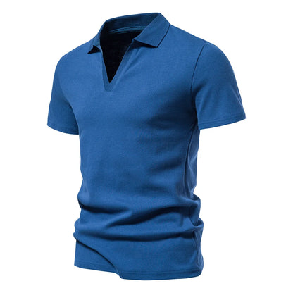 Men's Henley Shirt Slim Fit Cotton Short Sleeve Casual T-Shirt Jogger Mens T Shirts Loose Tops
