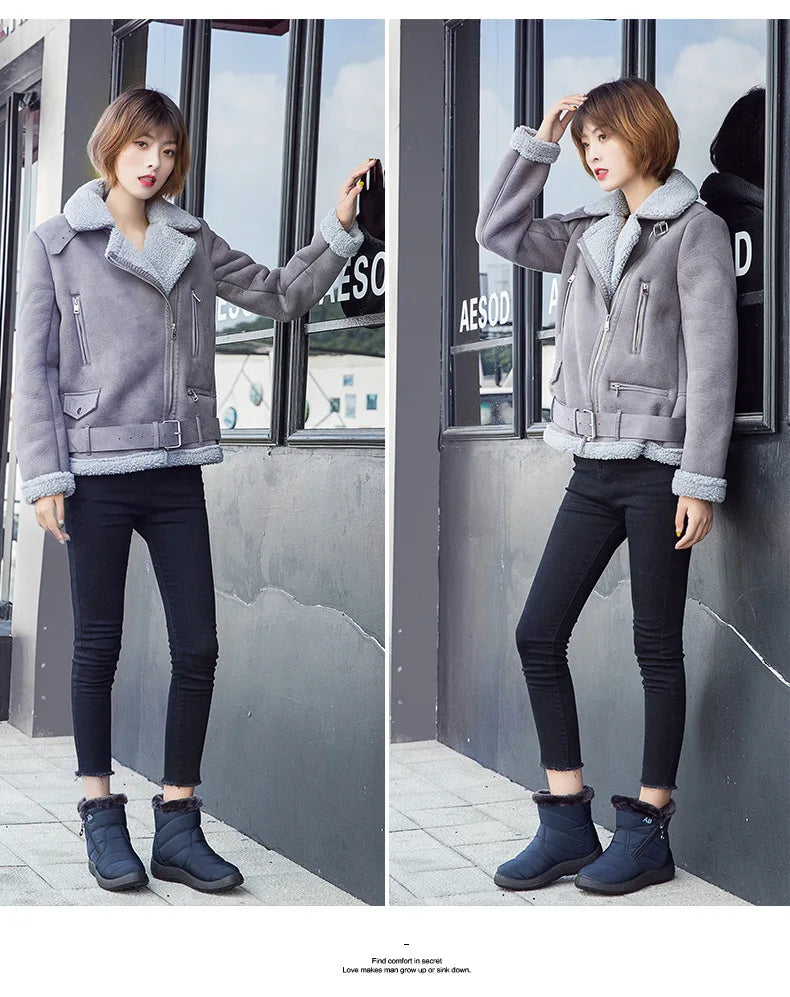 Bottes de rinçage astronomique imperméables pour femmes, chaussures optiques pour dames, baskets pour femmes, document solide, mode d'hiver - DOGOMET DIGITAL PLUS