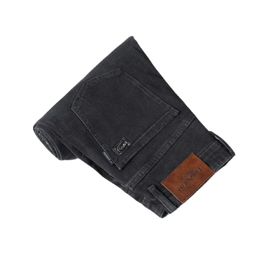 Jeans pantalons haut de gamme pour hommes pantalons printemps et automne pantalons décontractés homme adulte Gentleman est confortable et décontracté Baggy jean