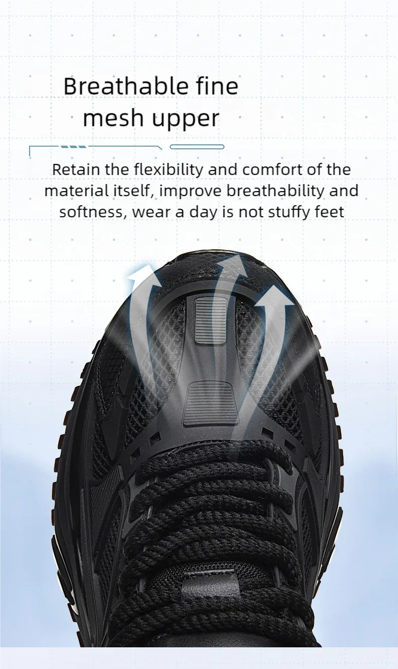 Nouvelles chaussures de sport pour hommes quatre saisons mode confortable extérieur antidérapant semelle épaisse résistant à l'usure respirant baskets de loisirs