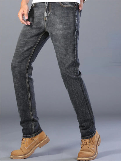 Men Classic Jeans Jean Homme Pantalones Hombre Men Mannen Soft Black Biker Masculino Denim Overalls Mens Pants Jeans for men